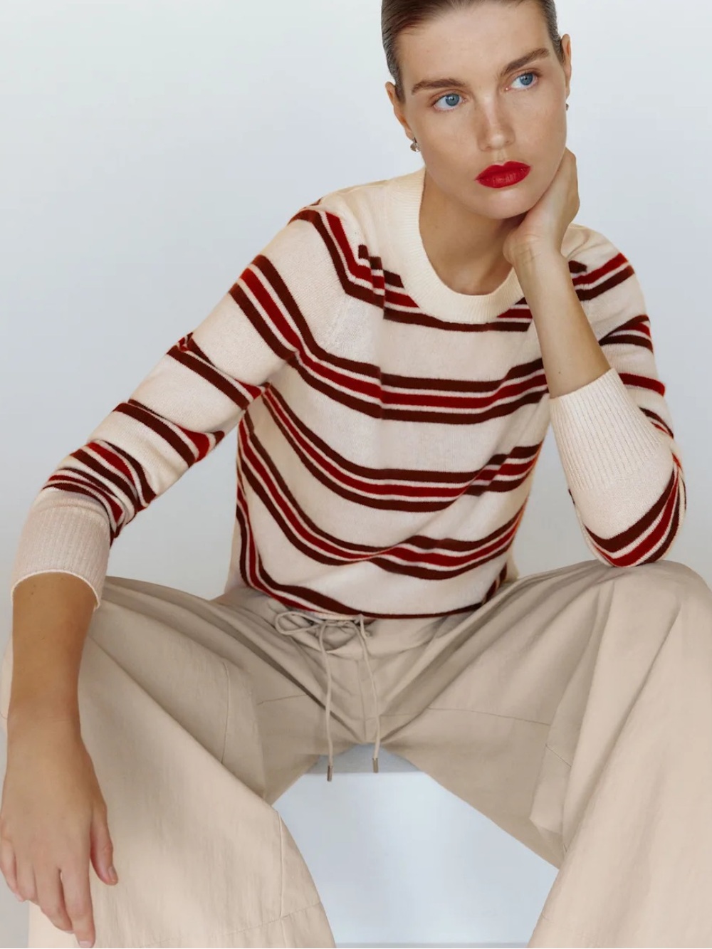 Reformation Nikki Cashmere Crew